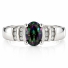 Anillo de Plata con Topacio Mistico