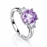 Anillo de Alejandrita en Plata .925 ( Azul/Morado )