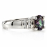 Anillo de Plata con Topacio Mistico