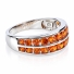 Anillo de Plata de Ley con Opalo De Fuego Churumbela