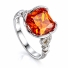 Anillo de Opalo de Fuego Con Plata