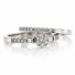 Anillo de Compromiso en Oro Blanco de 14K y Diamantes