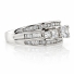Anillo de Compromiso con Diamantes en Oro Blanco 18k