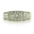 Anillo de Compromiso con Diamantes en Oro Blanco 18k